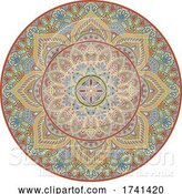 Vector Illustration of Pattern Motif Mandala Art Ornament Design Element by AtStockIllustration