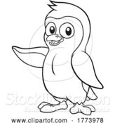 Vector Illustration of Penguin Bird Coloring Wildlife Mascot by AtStockIllustration
