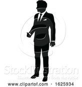Vector Illustration of People Business Silhouettes by AtStockIllustration