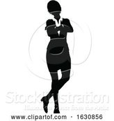 Vector Illustration of People Business Silhouettes by AtStockIllustration