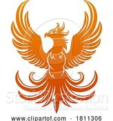 Vector Illustration of Phoenix Mascot Logo by AtStockIllustration