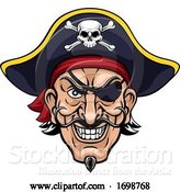 Vector Illustration of Pirate Captain Character Mascot by AtStockIllustration