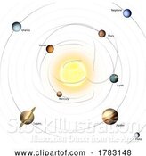 Vector Illustration of Planets of Our Solar System Illustration by AtStockIllustration