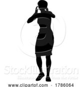 Vector Illustration of Protest Rally March Shouting Silhouette Person by AtStockIllustration