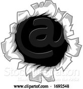 Vector Illustration of Ripped Hole by AtStockIllustration