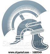 Vector Illustration of Roman Centurion Helmet Concept by AtStockIllustration