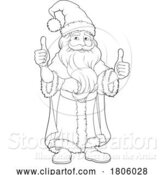 Vector Illustration of Santa Claus Father Christmas by AtStockIllustration