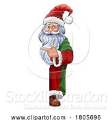 Vector Illustration of Santa Claus Father Christmas by AtStockIllustration