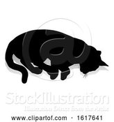 Vector Illustration of Silhouette Cat Pet Animal by AtStockIllustration