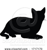 Vector Illustration of Silhouette Cat Pet Animal by AtStockIllustration