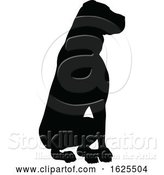 Vector Illustration of Silhouetted Dog by AtStockIllustration