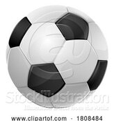 Vector Illustration of Soccer Football Ball Sports Icon by AtStockIllustration