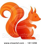 Vector Illustration of Squirrel Mascot Logo by AtStockIllustration