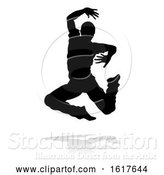 Vector Illustration of Street Dance Dancer Silhouette by AtStockIllustration