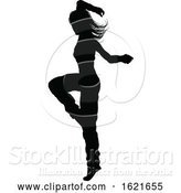 Vector Illustration of Street Dance Dancer Silhouette by AtStockIllustration