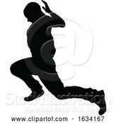 Vector Illustration of Street Dance Dancer Silhouette by AtStockIllustration