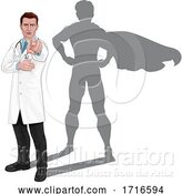 Vector Illustration of Super Hero Doctor Wants Needs You Pointing Concept by AtStockIllustration