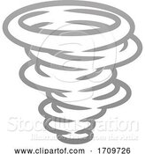 Vector Illustration of Tornado Twister Hurricane or Cyclone Icon Concept by AtStockIllustration