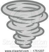 Vector Illustration of Tornado Twister Hurricane or Cyclone Icon Concept by AtStockIllustration