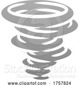Vector Illustration of Tornado Twister Hurricane or Cyclone Icon Concept by AtStockIllustration