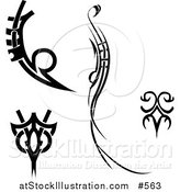 Vector Illustration of Tribal Design Elements by AtStockIllustration