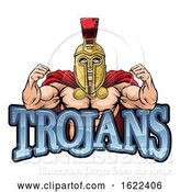 Vector Illustration of Trojan Spartan Sports Mascot by AtStockIllustration