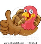 Vector Illustration of Turkey Thanksgiving or Christmas Character by AtStockIllustration