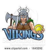 Vector Illustration of Viking Female Gladiator Tennis Warrior Lady by AtStockIllustration