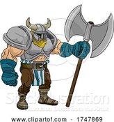 Vector Illustration of Viking Warrior Barbarian Gladiator Guy by AtStockIllustration