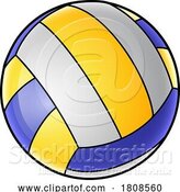 Vector Illustration of Volleyball Ball Isolated Icon Illustration by AtStockIllustration