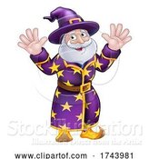 Vector Illustration of Wizard Character by AtStockIllustration