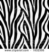 Vector Illustration of Zebra Animal Print Pattern Seamless Tile by AtStockIllustration