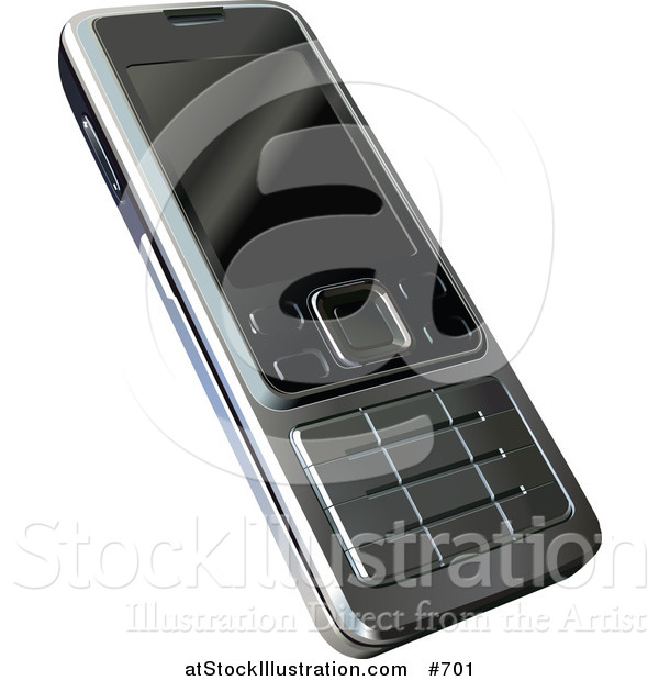 Vector Illustration of a Cell Phone