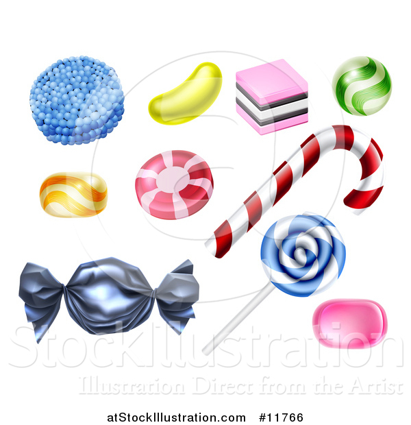 Vector Illustration of a Classic Candies