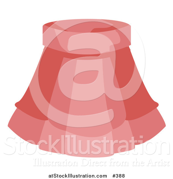 Vector Illustration of a Ladies Short Pink Skirt