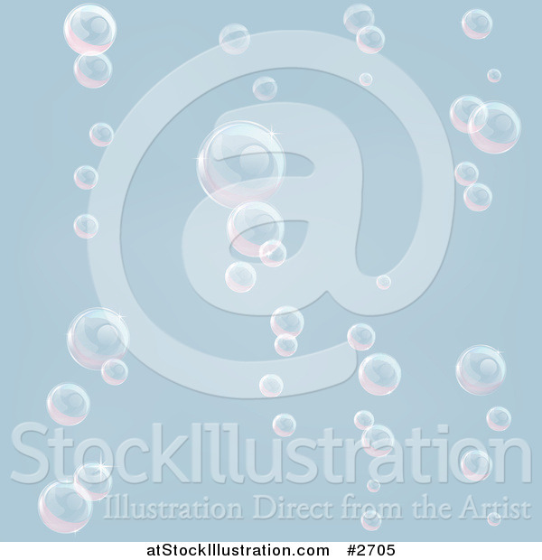 Vector Illustration of a Pastel Bubble Background