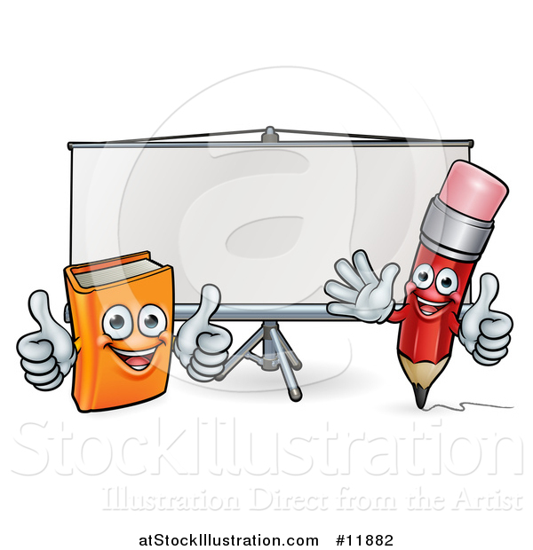 Vector Illustration of a Projector Screen