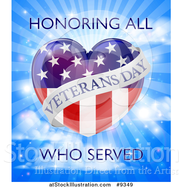 Vector Illustration of a Veterans Day Design