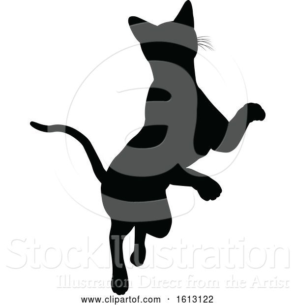 Vector Illustration of Cat Silhouette