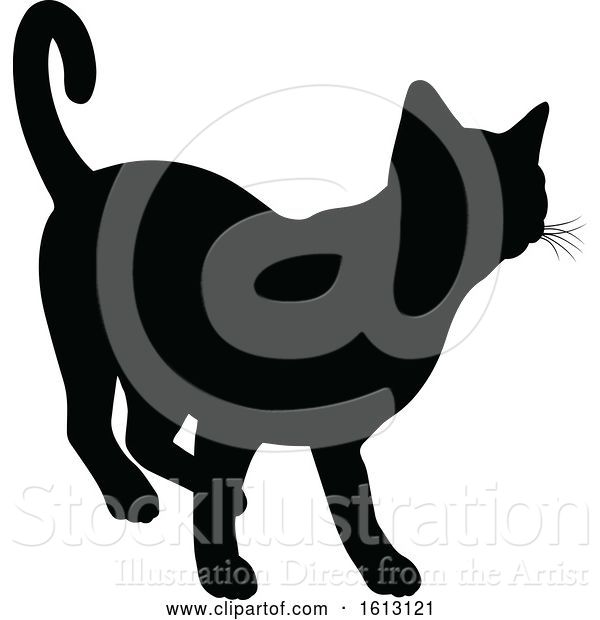 Vector Illustration of Cat Silhouette