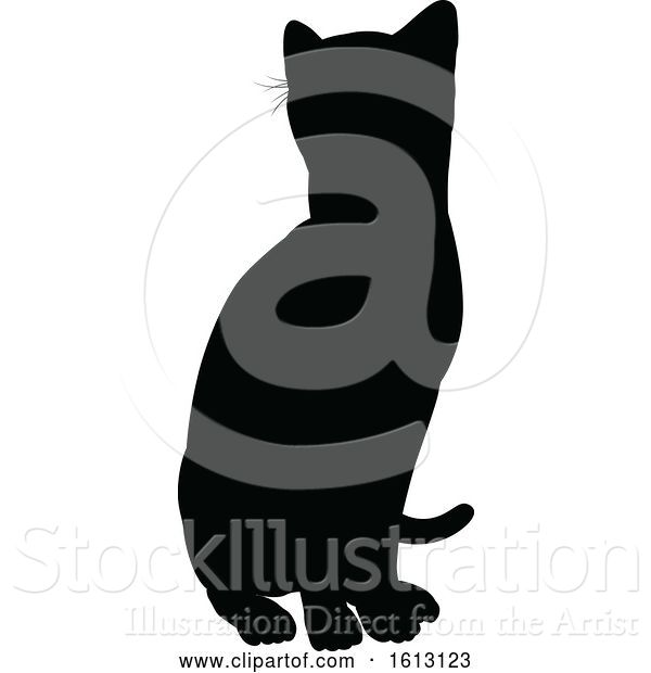 Vector Illustration of Cat Silhouette