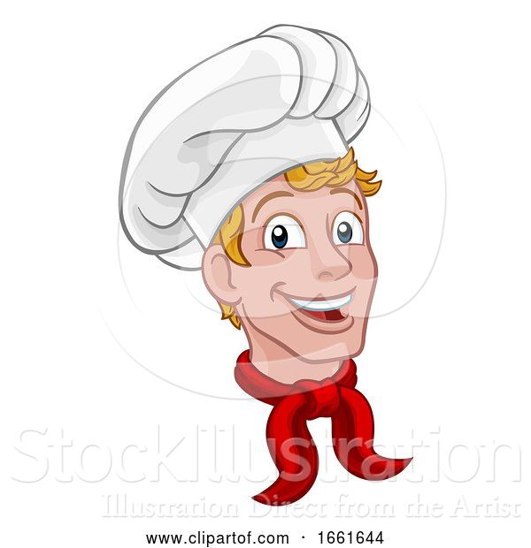 Vector Illustration of Chef Cook Baker Character