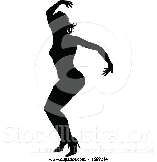 Vector Illustration of Dance Dancer Silhouette