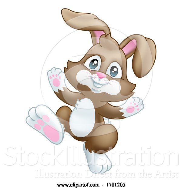Vector Illustration of Easter Bunny Rabbit