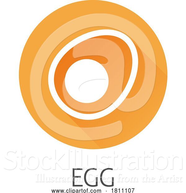 Vector Illustration of Egg Food Icon Concept