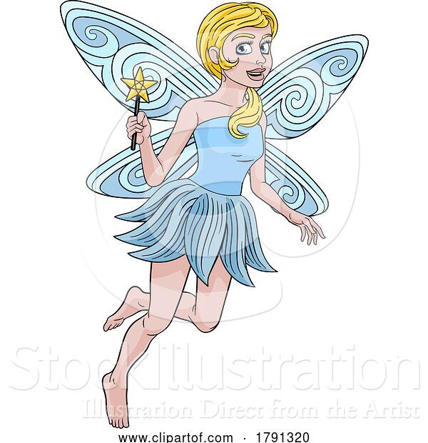 Vector Illustration of Fairy Illustration