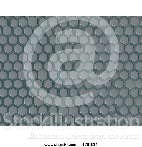 Vector Illustration of Hexagon Honeycomb Abstract Geometric Background