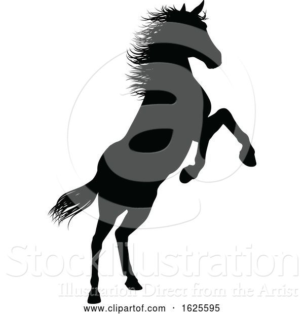 Vector Illustration of Horse Silhouette Animal