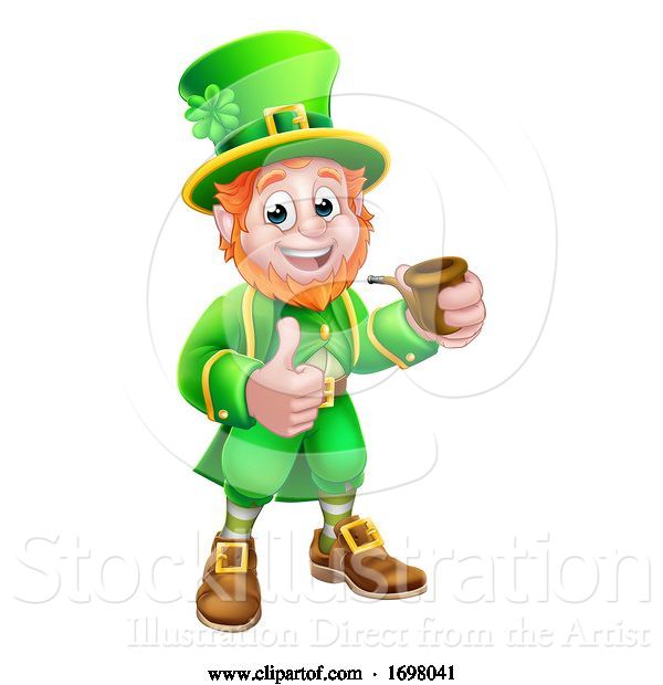 Vector Illustration of Leprechaun St Patricks Day Character