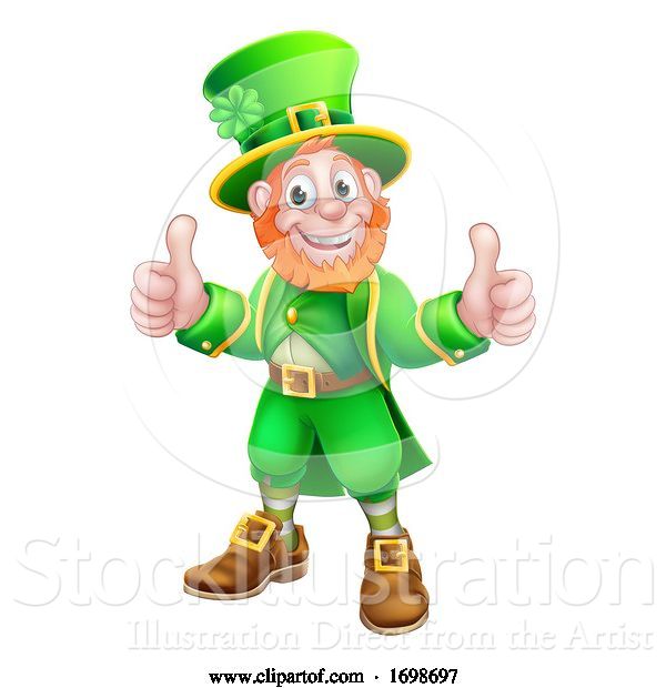 Vector Illustration of Leprechaun St Patricks Day Character